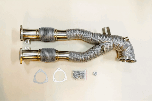 Thermo-Downpipe 3,5" auf 2,75" passend für Audi RS3 (8V)  |  TT RS (8S)  -  2,5 TFSI