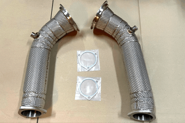 Thermo-Downpipe 4,3" passend für Audi RS6 (C8) | RS7 (C8) |  A8 S8 (D5)  -  4,0l V8 Bi-Turbo